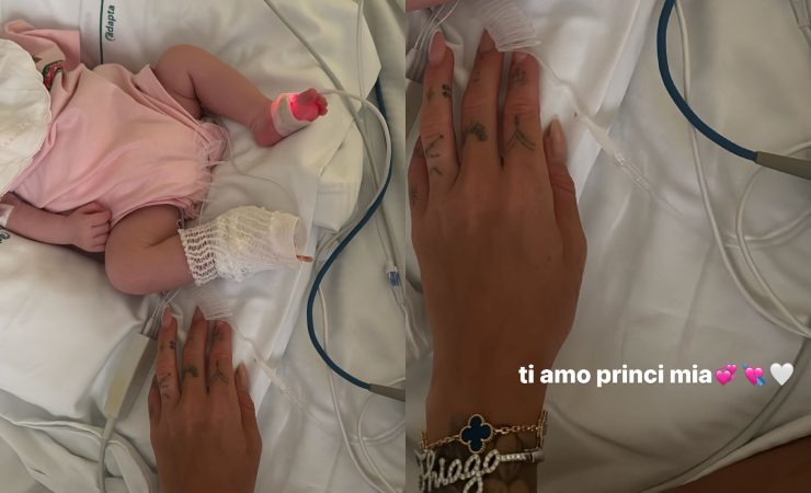 Figlia Chiara Nasti in ospedale